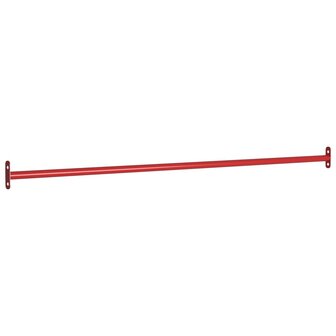 Rekstokken 3 st 125 cm staal rood