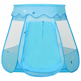 Kinderspeeltent 102x102x82 cm blauw