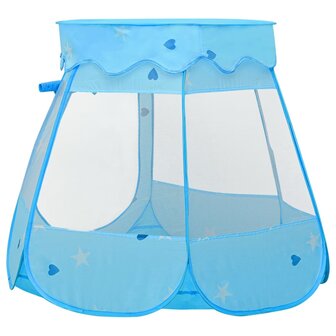 Kinderspeeltent 102x102x82 cm blauw