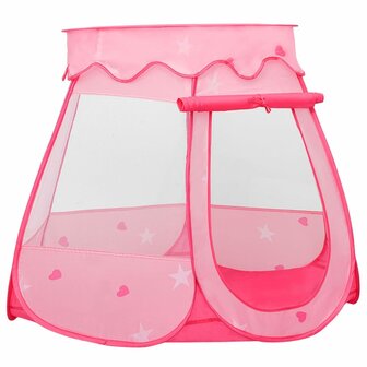 Kinderspeeltent 102x102x82 cm roze