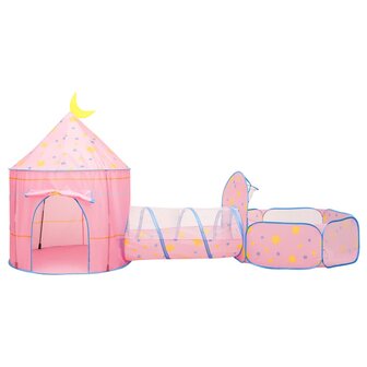 Kinderspeeltent 301x120x128 cm roze