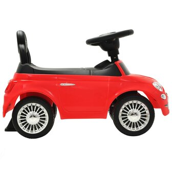 Loopauto Fiat 500 rood