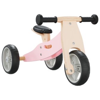 Loopfiets voor kinderen 2-in-1 roze