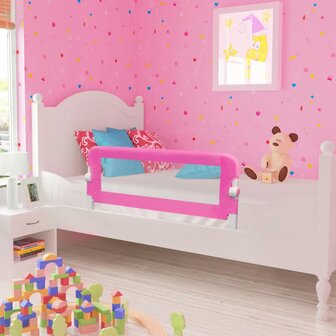 Kinderbedhekjes 2 st 102x42 cm roze