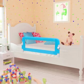 Kinderbedhekjes 2 st 102x42 cm blauw