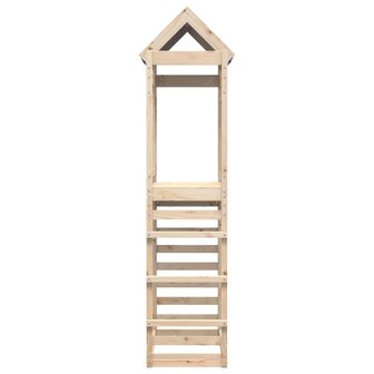 Speeltoren met rotswand 85x52,5x239 cm massief grenenhout