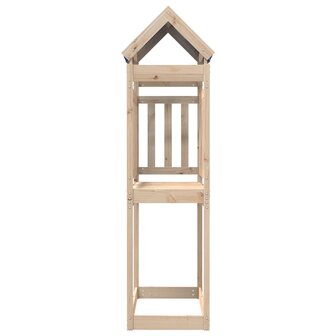 Speeltoren 110,5x52,5x215 cm massief grenenhout