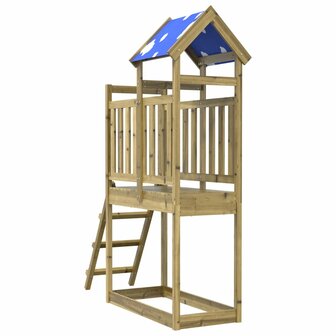 Speeltoren ladder 110,5x52,5x215 cm ge&iuml;mpregneerd grenenhout