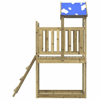 Speeltoren ladder 110,5x52,5x215 cm ge&iuml;mpregneerd grenenhout