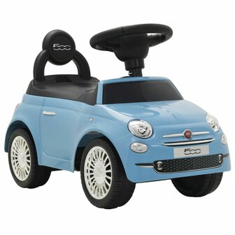 Loopauto Fiat 500 blauw