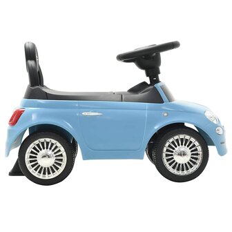 Loopauto Fiat 500 blauw