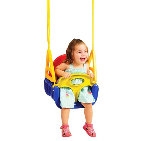 Schommelzitje voor kinderen 3-in-1 29x40x39,5 cm polypropeen