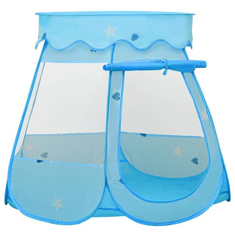 Kinderspeeltent 102x102x82 cm blauw