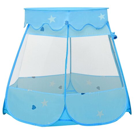 Kinderspeeltent 102x102x82 cm blauw