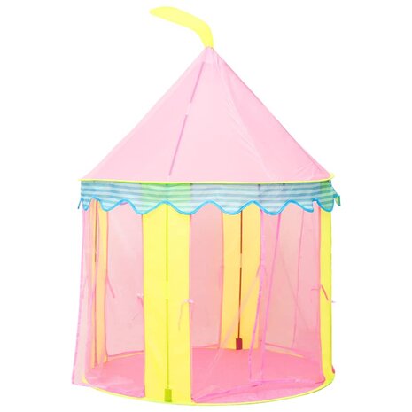 Kinderspeeltent 100x100x127 cm roze