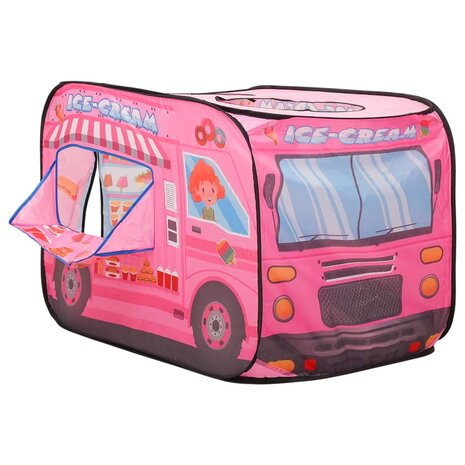 Kinderspeeltent 70x112x70 cm roze