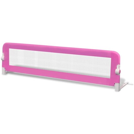 Kinderbedhekjes 2 st 150x42 cm roze