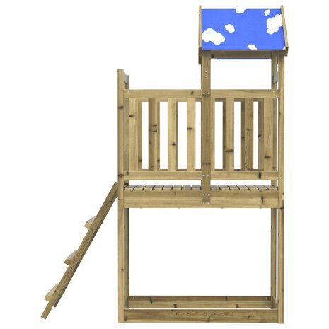 Speeltoren ladder 110,5x52,5x215 cm geïmpregneerd grenenhout