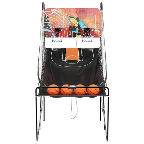 Basketbal arcade met 4 ballen voor 2 spelers